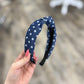 Denim Star Headband
