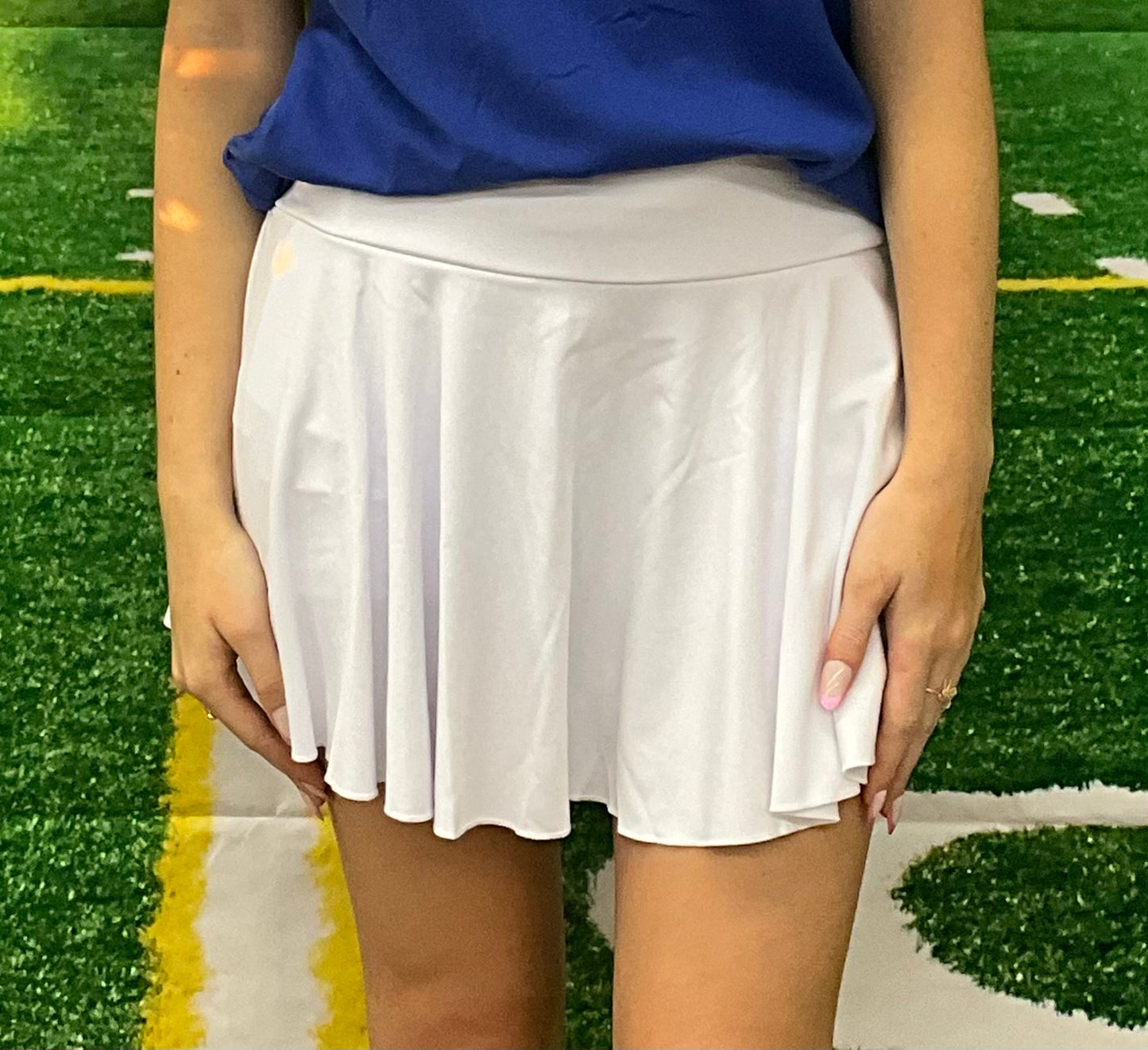 White Athletic Skort