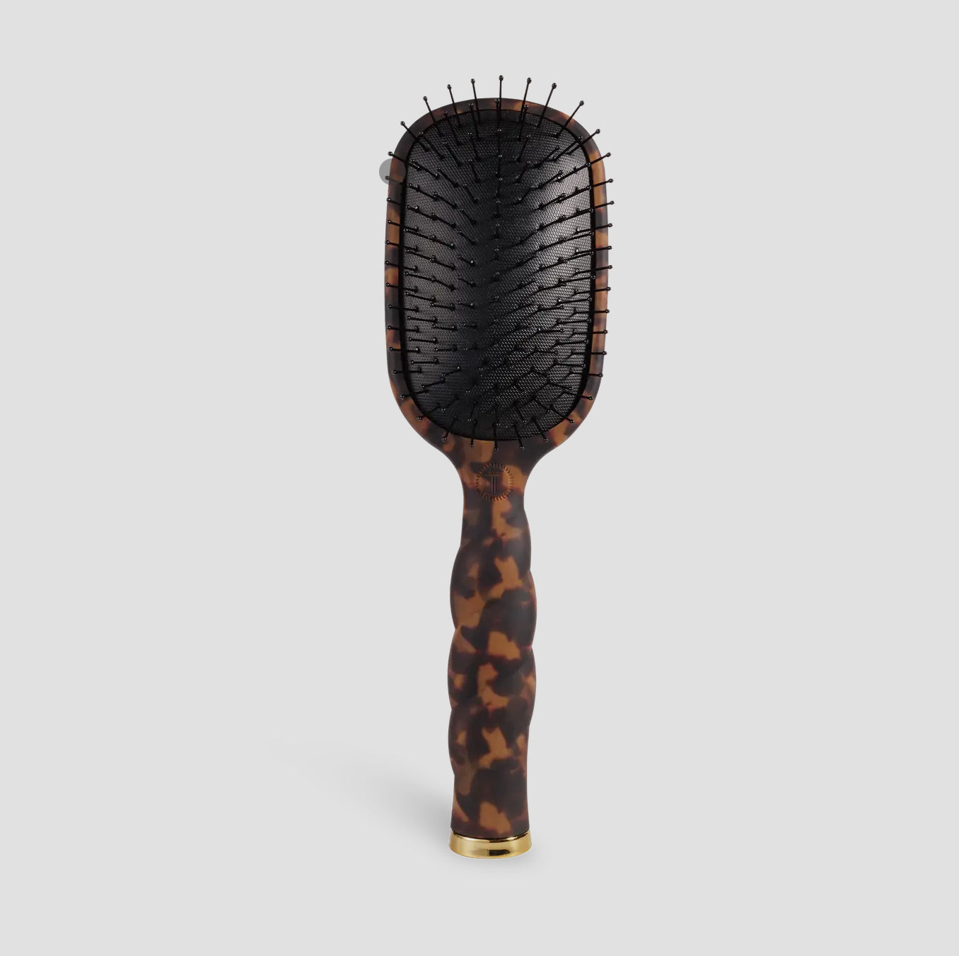TELETIES Tortoise Detangler Hair Brush for Medium Hair