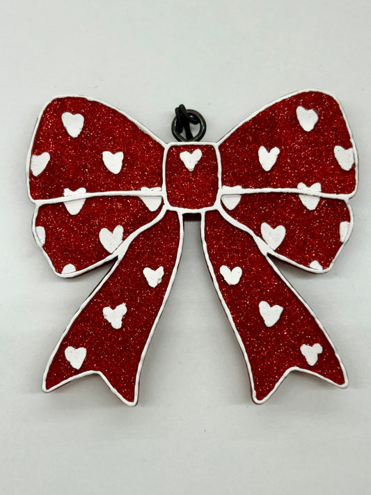 Bows & Hearts  Car Freshie - Champagne Toast