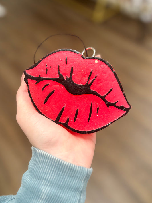 Lips Car Freshie - Juicy