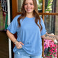 Denim Blue Essential Thermal Top