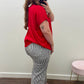 Black & White High Rise Wide Leg Stripe Pants