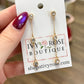 Gold Diamond Drop Earrings