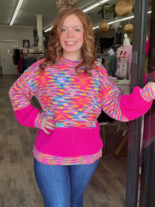 Confetti Multi Color Sweater