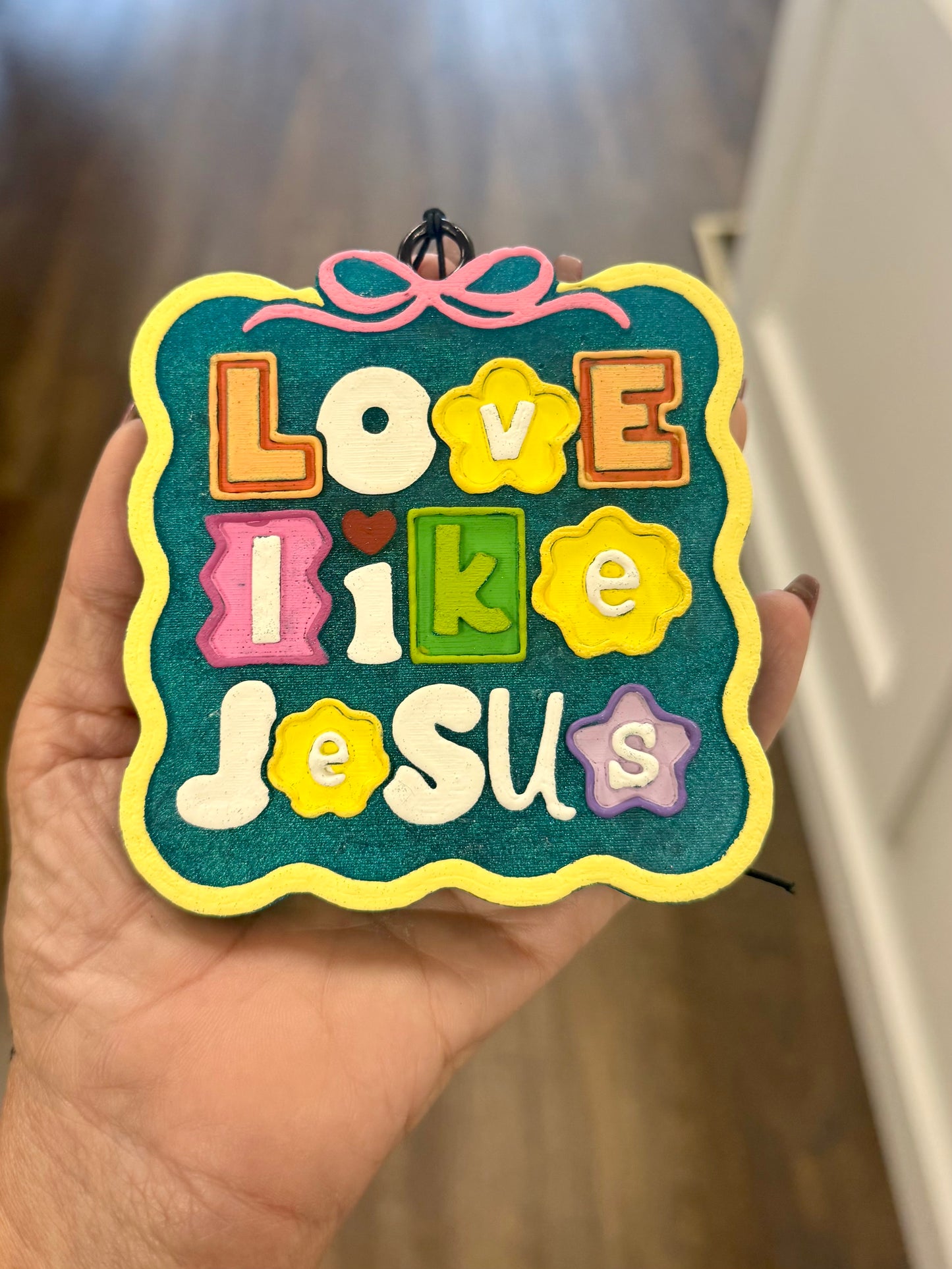 Love Like Jesus Car Freshie - Summer Block Party