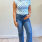 Mini Patch Pocket Flare Jeans