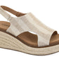Corkys K Bye Sand Stripe Wedge