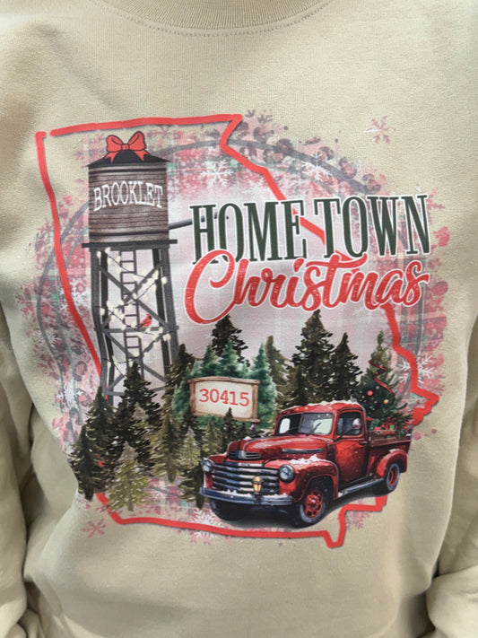 Hometown Christmas Crewneck-Brooklet