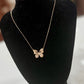 Rose Gold Butterfly Necklace
