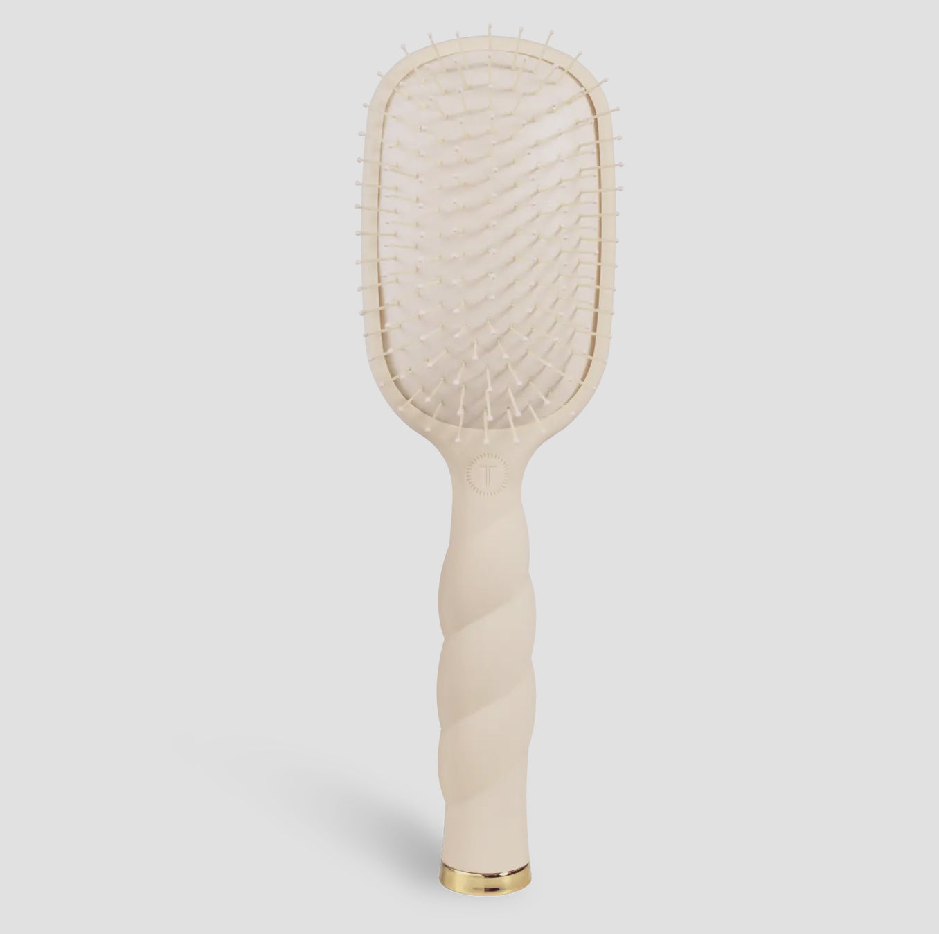 TELETIES Tan Detangler Hair Brush for Medium Hair