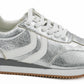 Corkys Kickoff Silver Crinkle Metallic Sneaker