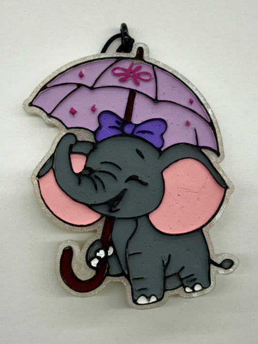 Elephant Car Freshie - Summer Block Party