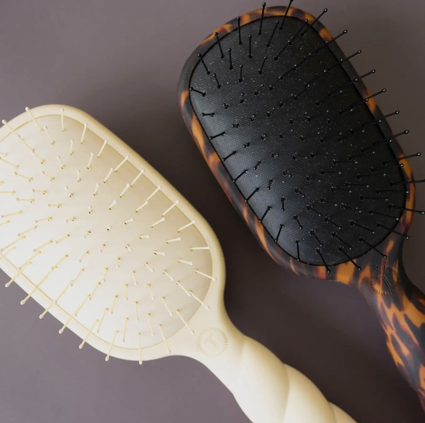 TELETIES Tortoise Detangler Hair Brush for Fine Hair