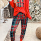All is Bright Christmas Plaid Pajama Set