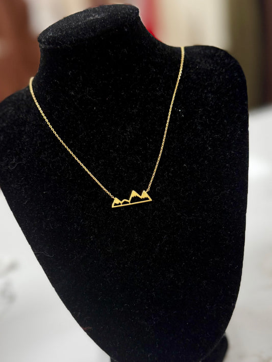 Gold Mountain Necklace