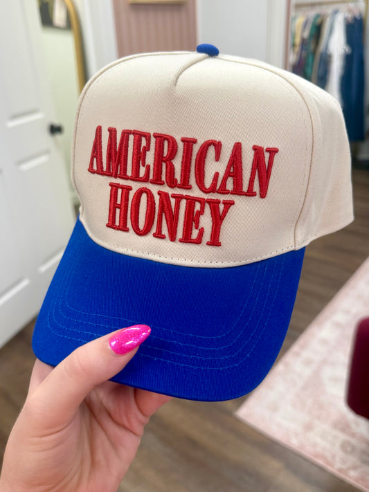 American Honey Embroidered Hat