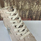 Taupe High Top Sneaker