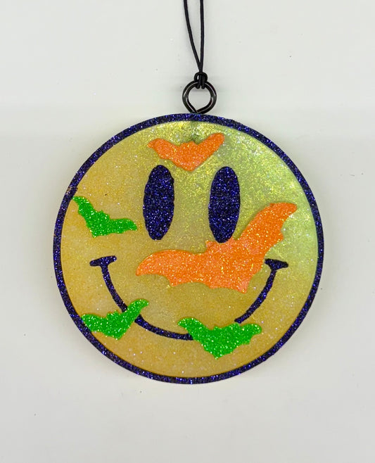 Bat Smily Face Freshie- Pineapple Dream Whip