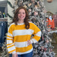 Irregular Stripe Sweater Top