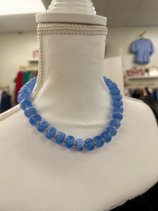 Hart Designs Sky Blue Bead Necklace