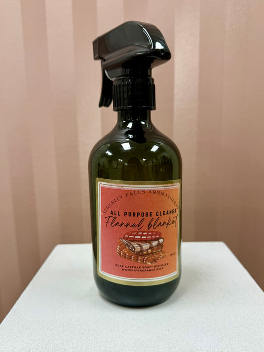 Serenity Falls Flannel Blanket All Purpose Cleaner