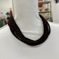Brown Rope Strand Necklace