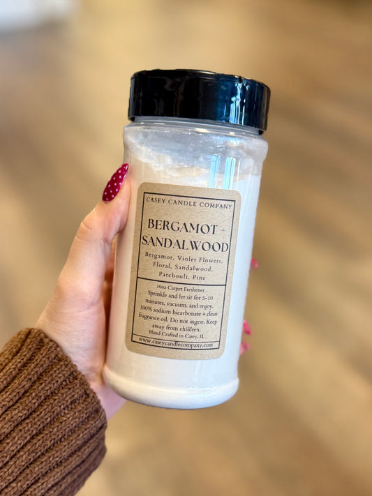Carpet Powder: Bergamot + Sandalwood