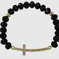 Black Cross Bracelet