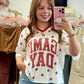 Cherry Red Game Day Polka Dot Top