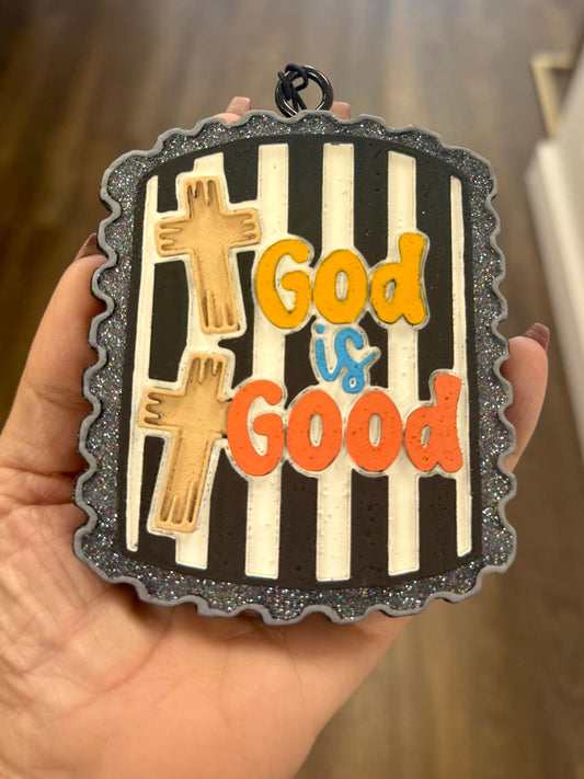 God is Good Car Freshie - Diva