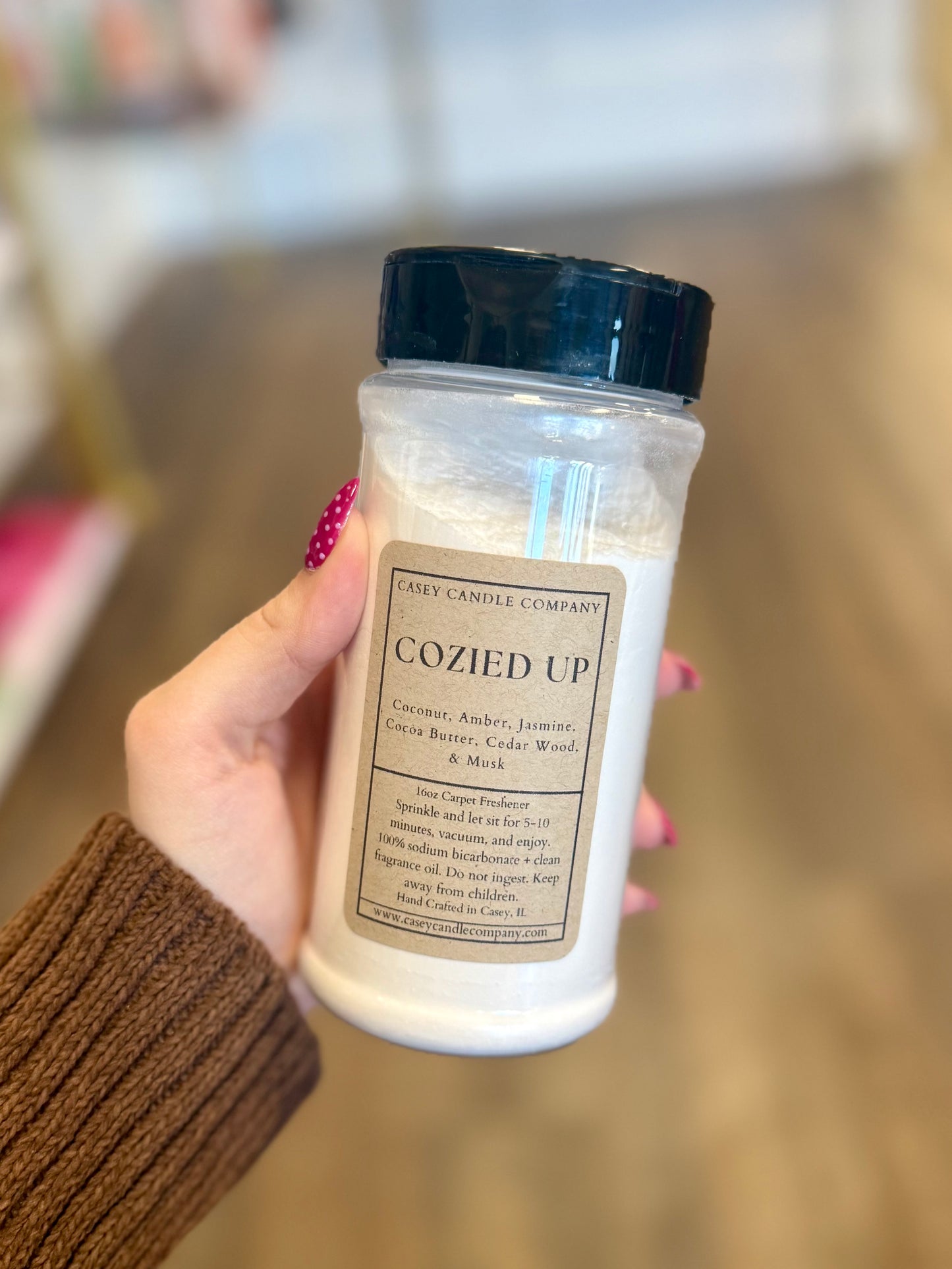 Carpet Powder: Cozied Up- Cocoa Butter Cashmiere