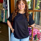 Black Essential Thermal Top