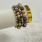 Burnish Silver Bracelet Set