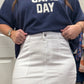 White Cargo Skirt