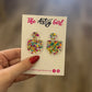 Small Confetti Dangle Earrings - The Artsy Girl