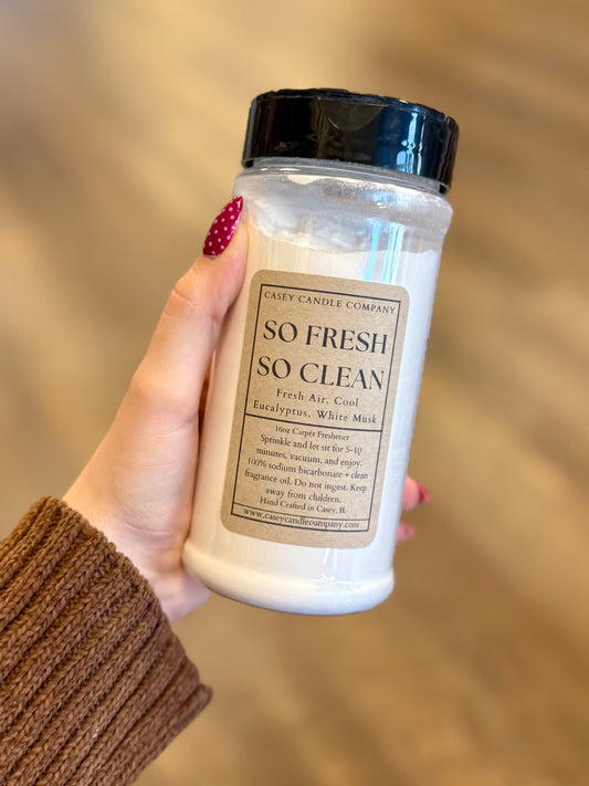 Carpet Powder: So Fresh So Clean- Laundry Day