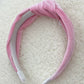 Pink Velvet Headband