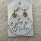 White Bridal Charm Earrings Collection