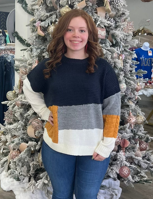 Multi Colorblock Sweater