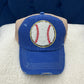 Baseball Ideal Chenille Vintage Hat: Royal Blue