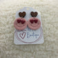 Heart Eye Earrings