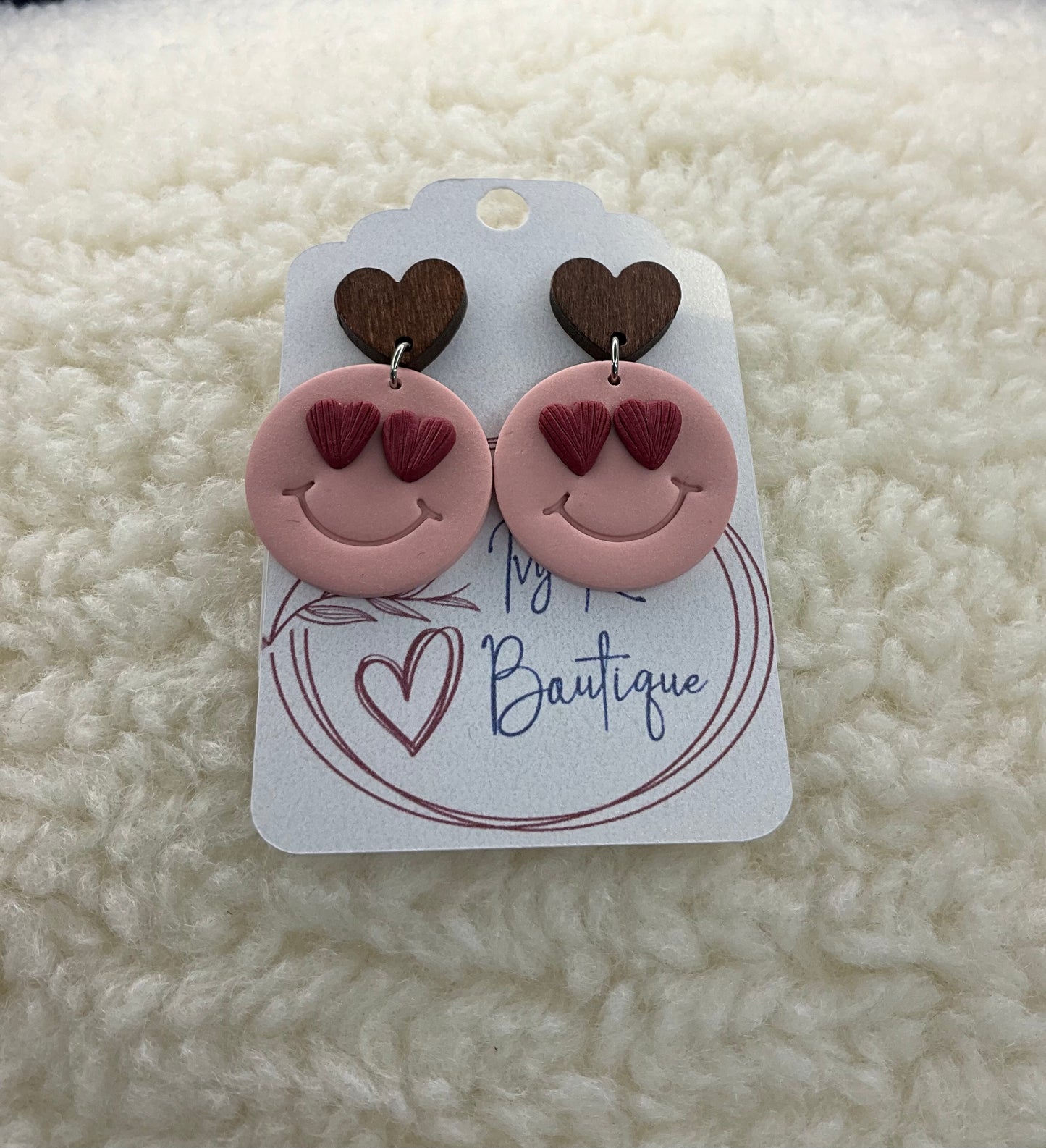 Heart Eye Earrings