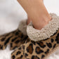 Cozy Leopard Print Slippers