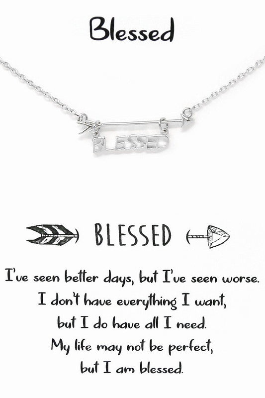 Blessed Pendant Chain Necklace I