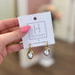 Hart Designs Gold Pearl Dangle Earrings