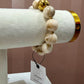Hart Designs Cream & Gold Bead Bracelet
