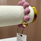 Hart Designs Mauve & Gold Bead Bracelet