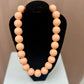 Hart Designs Peach Large Bead Necklace