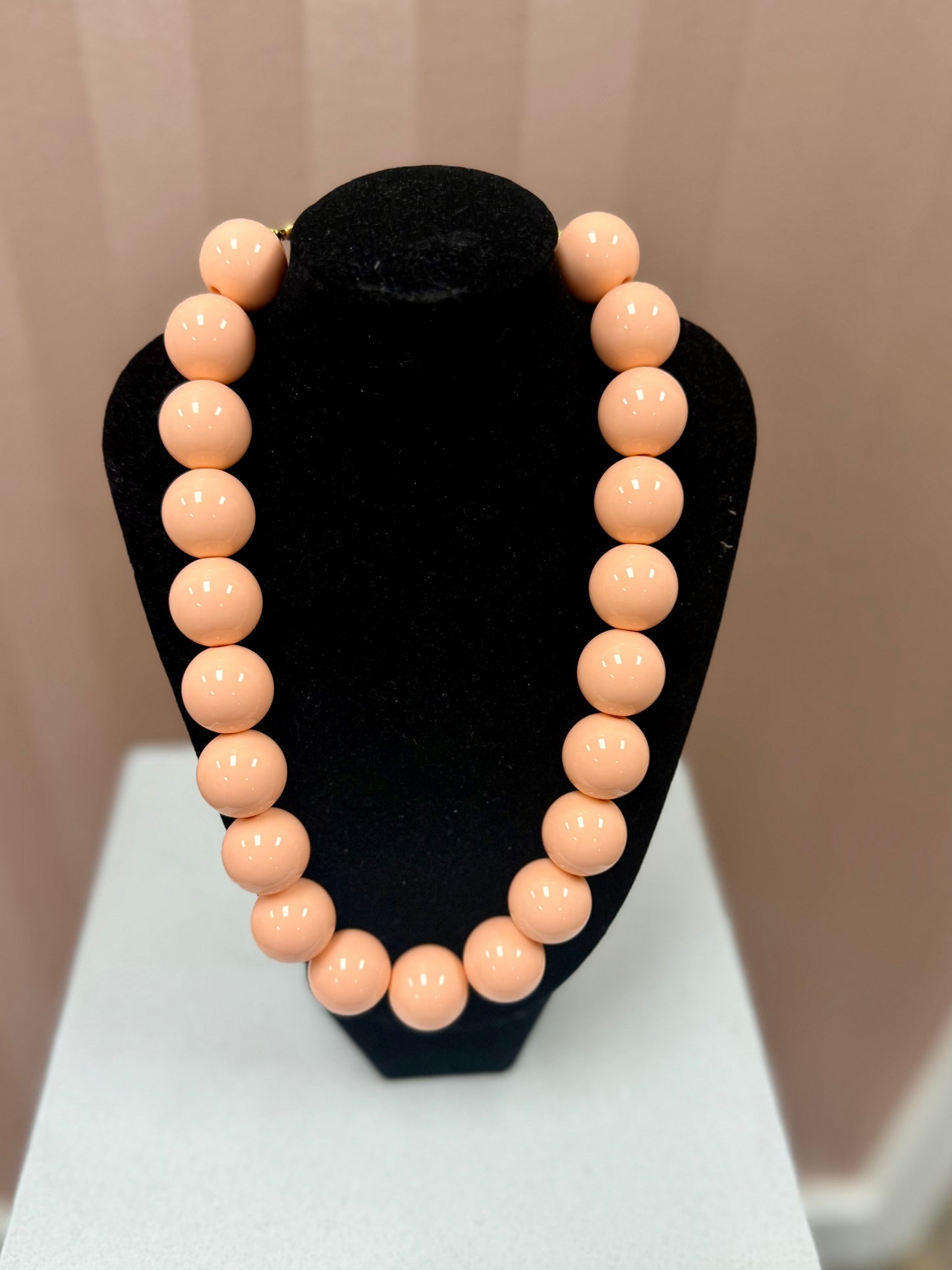 Hart Designs Peach Large Bead Necklace